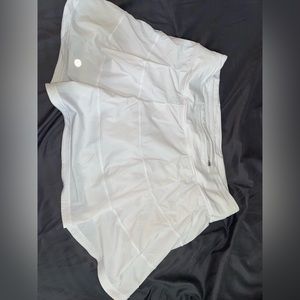 White Lululemon skirt with attached shorts!